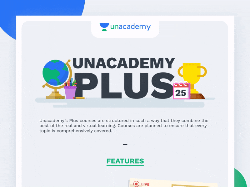 Unacademy Plus Subscription Plans for JEE Main and Advanced Preparation